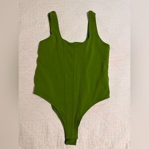 Green Corset Bodysuit